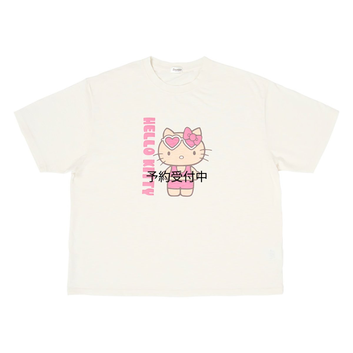 画像1: サンリオ（ＳＡＮＲＩＯ） オーバーサイズＴシャツ ハローキティ アイボリー ８２４８２８ (1)