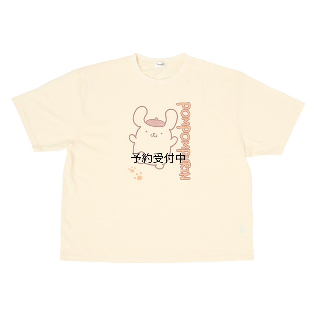 画像1: サンリオ（ＳＡＮＲＩＯ） オーバーサイズＴシャツ ポムポムプリン ８２４８８７ (1)