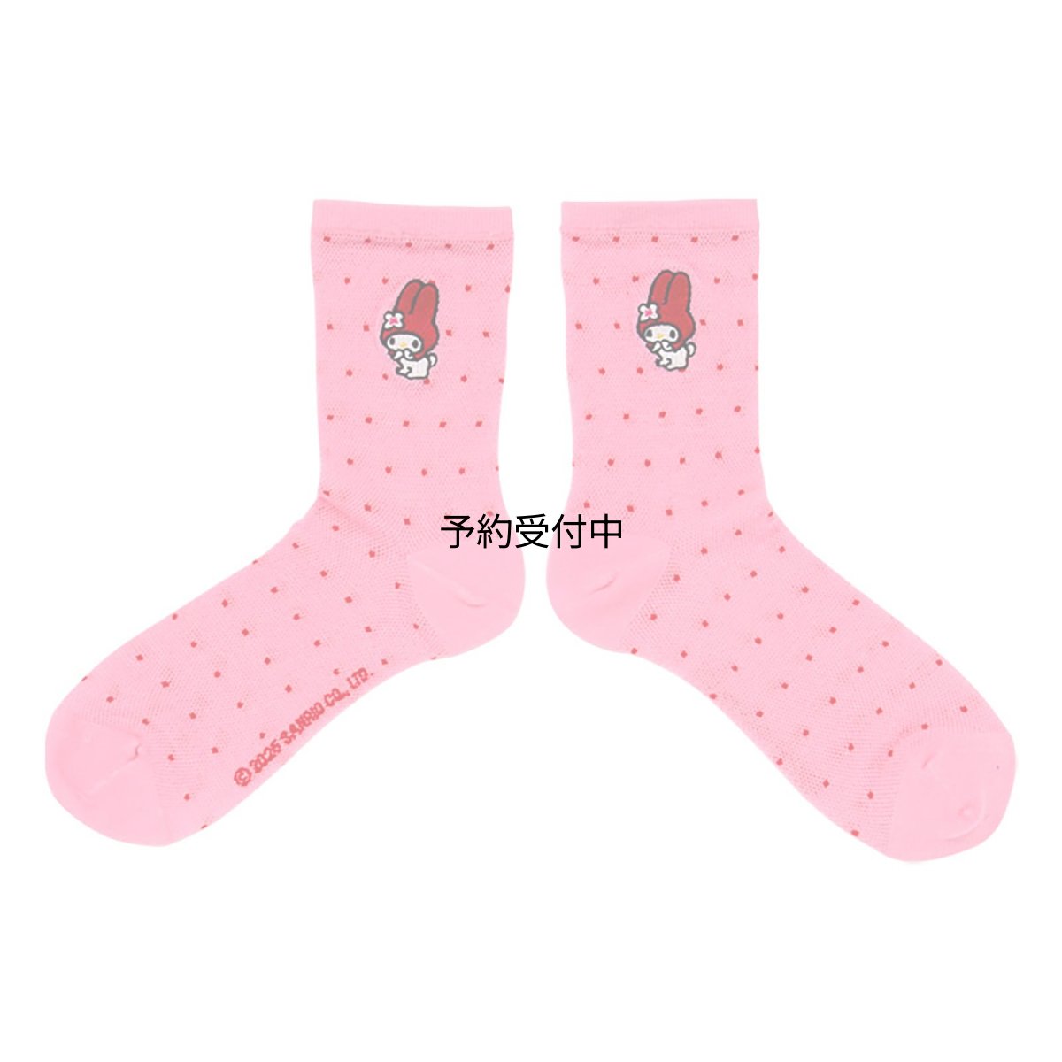 画像1: サンリオ（ＳＡＮＲＩＯ） クルー丈ソックス マイメロディ ９０２８６１ (1)