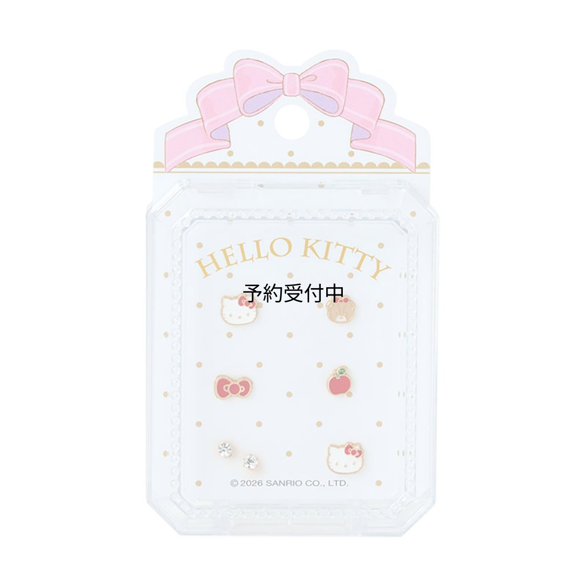 画像1: サンリオ（ＳＡＮＲＩＯ） ピアス７個セット ハローキティ ９２３１６８ (1)
