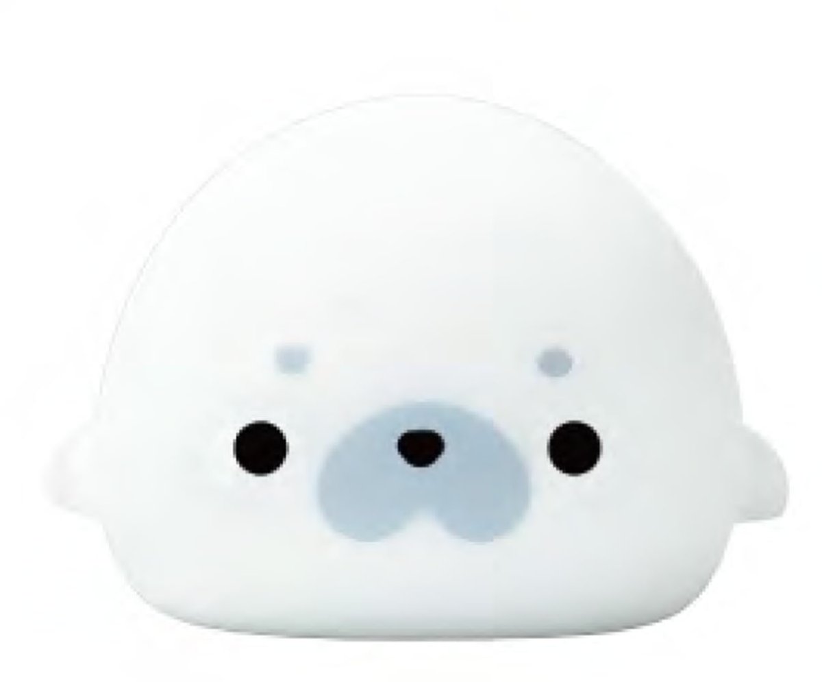 画像1: パイン・クリエイト ＰＯＮ ＴＯ ＰＯＣＣＨＩ もちっとライトキーホルダー アザラシ サイズ：約Ｗ５．８ Ｄ７ Ｈ３．７ ２５Ｐ４６１９６ (1)