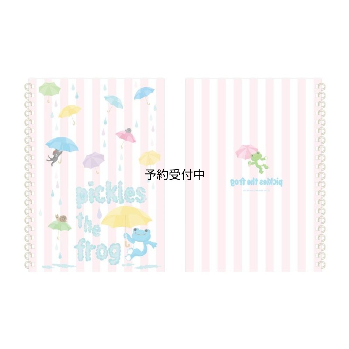 画像1: かえるのピクルスＡ５リングノート ｕｍｂｒｅｌｌａ ｓｋｙ (1)