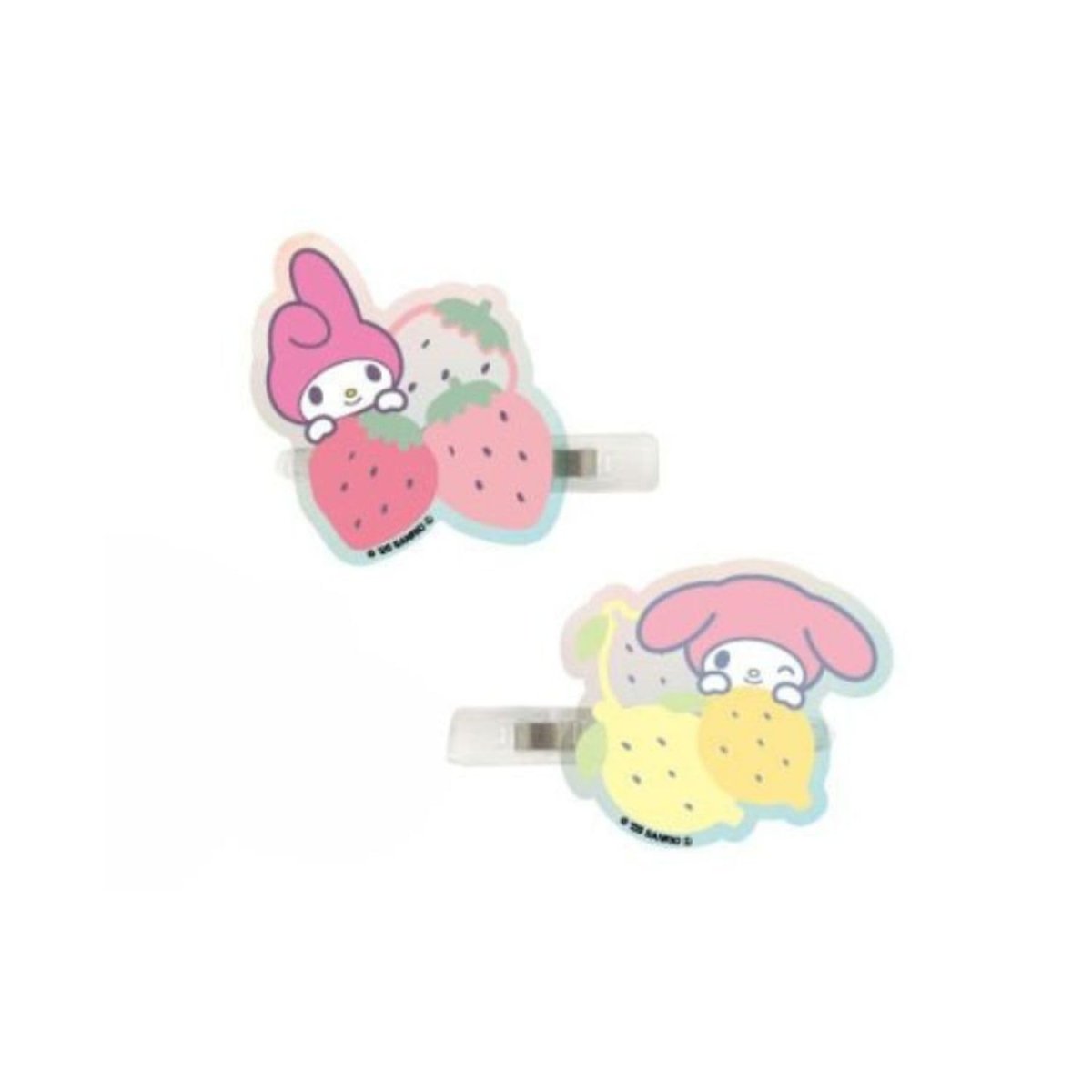 画像1: サンリオキャラクターズ アクリルヘアクリップ マイメロディ (1)
