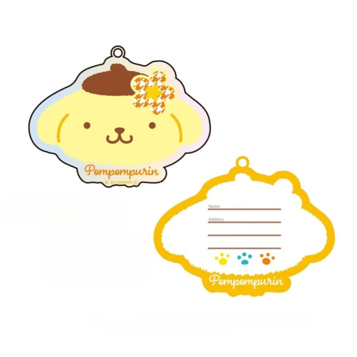 画像1: サンリオキャラクターズ アクリルネームタグ ポムポムプリン (1)