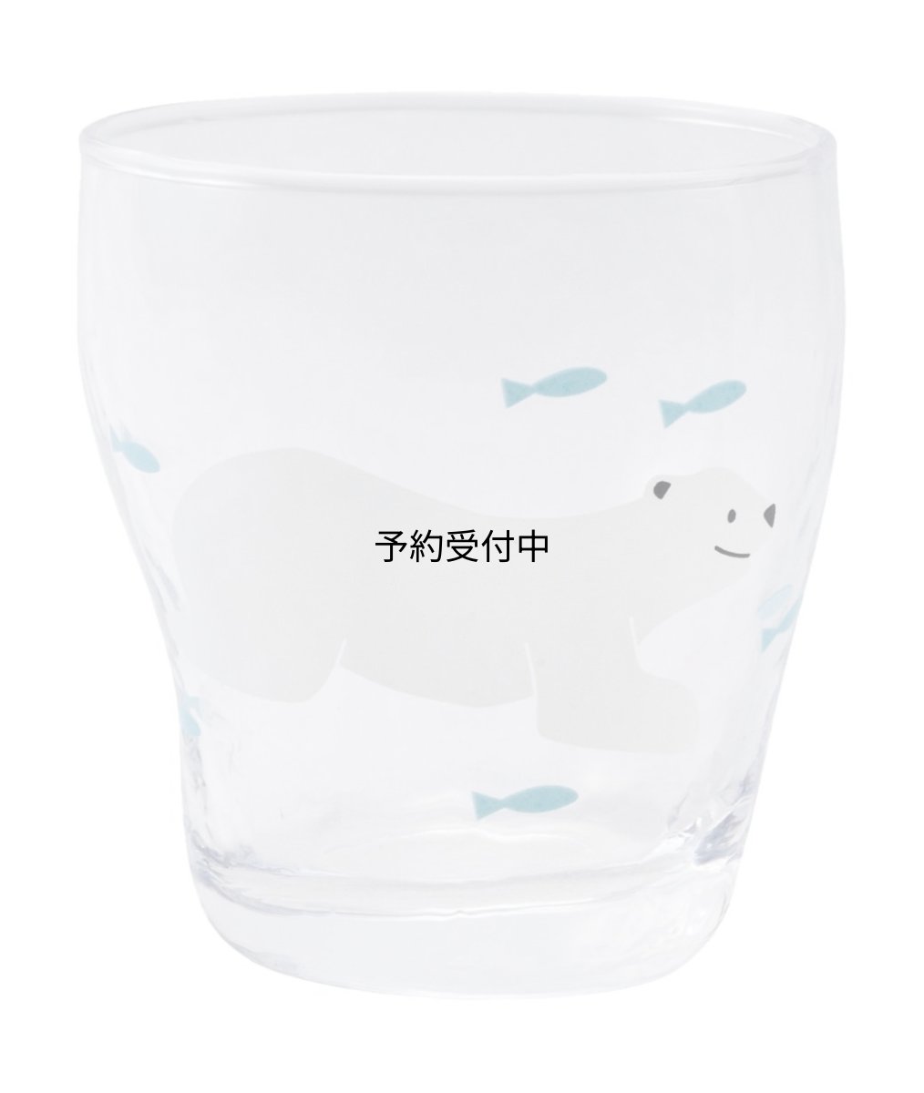 画像1: サンアート かわいい食器 「 北極 」 しろくま タンブラー ２５０ｍｌ クリア ＳＡＮ２２１８?１ (1)