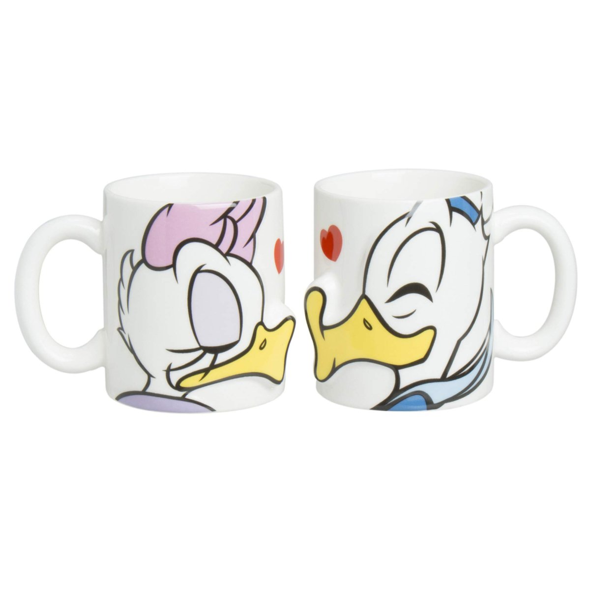 画像1: ディズニー ドナルド＆デイジー キス ペア マグカップ ３００ｍｌ ＳＡＮ２２２９ (1)