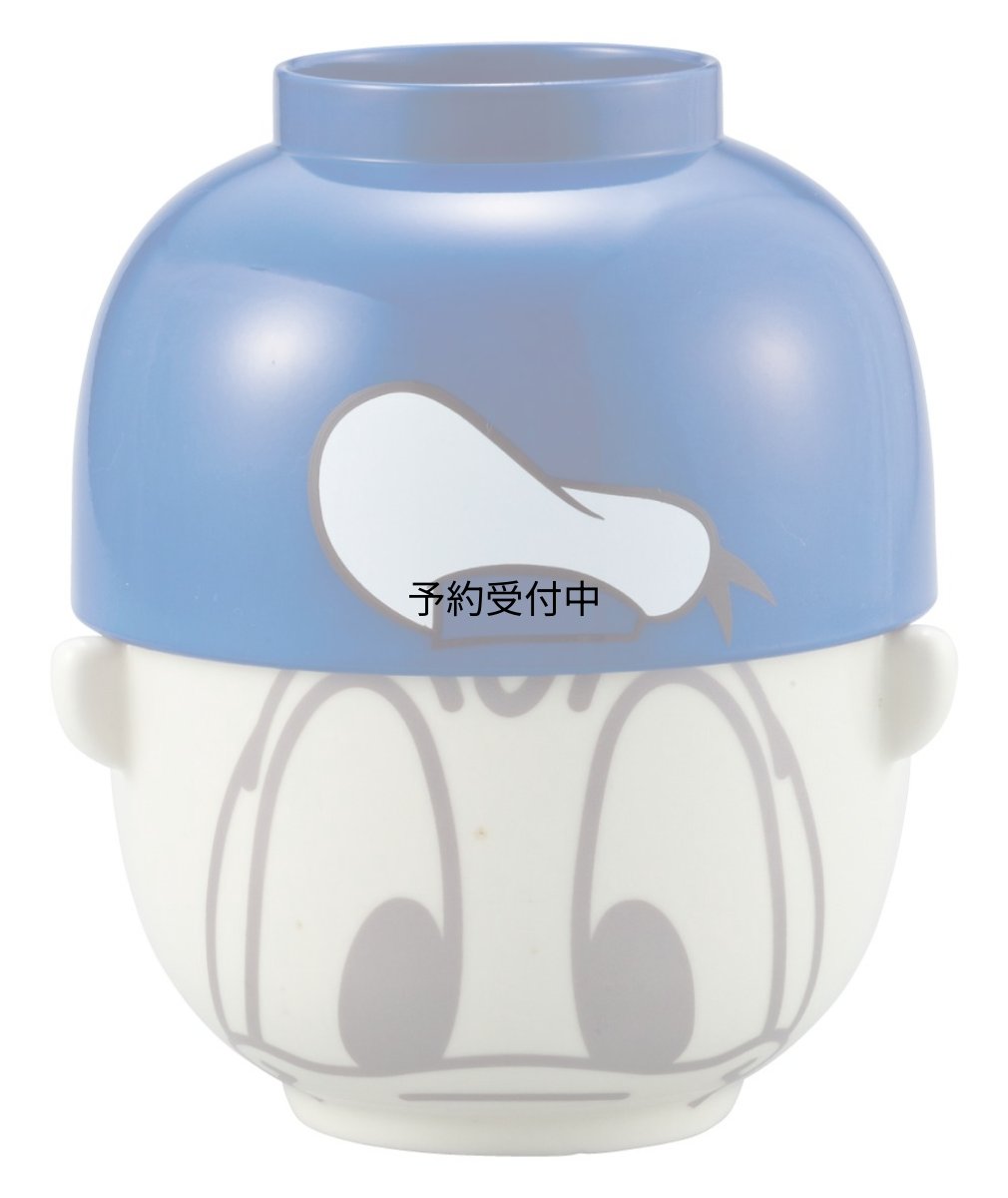 画像1: サンアート ディズニー ドナルドダック 帽子 汁椀・茶碗 セット 大 ＳＡＮ２３０７?３ (1)