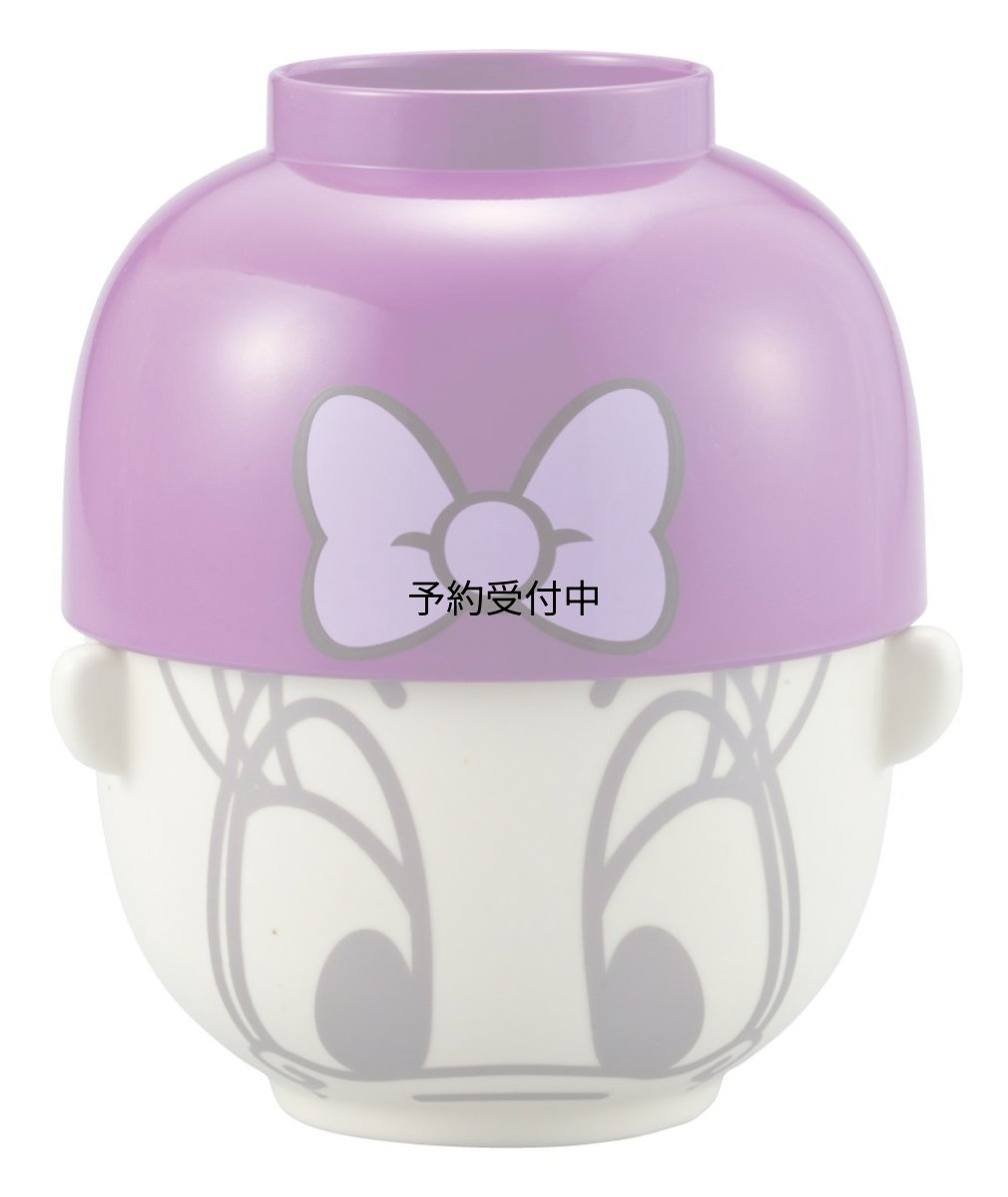 画像1: サンアート ディズニー デイジーダック リボン 汁椀・茶碗 セット 大 ＳＡＮ２３０７?４ (1)