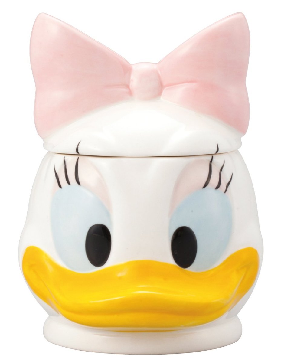 画像1: サンアート ディズニー デイジーダック フタ付マグカップ ３００ｍｌ ＳＡＮ２３１３?４ (1)