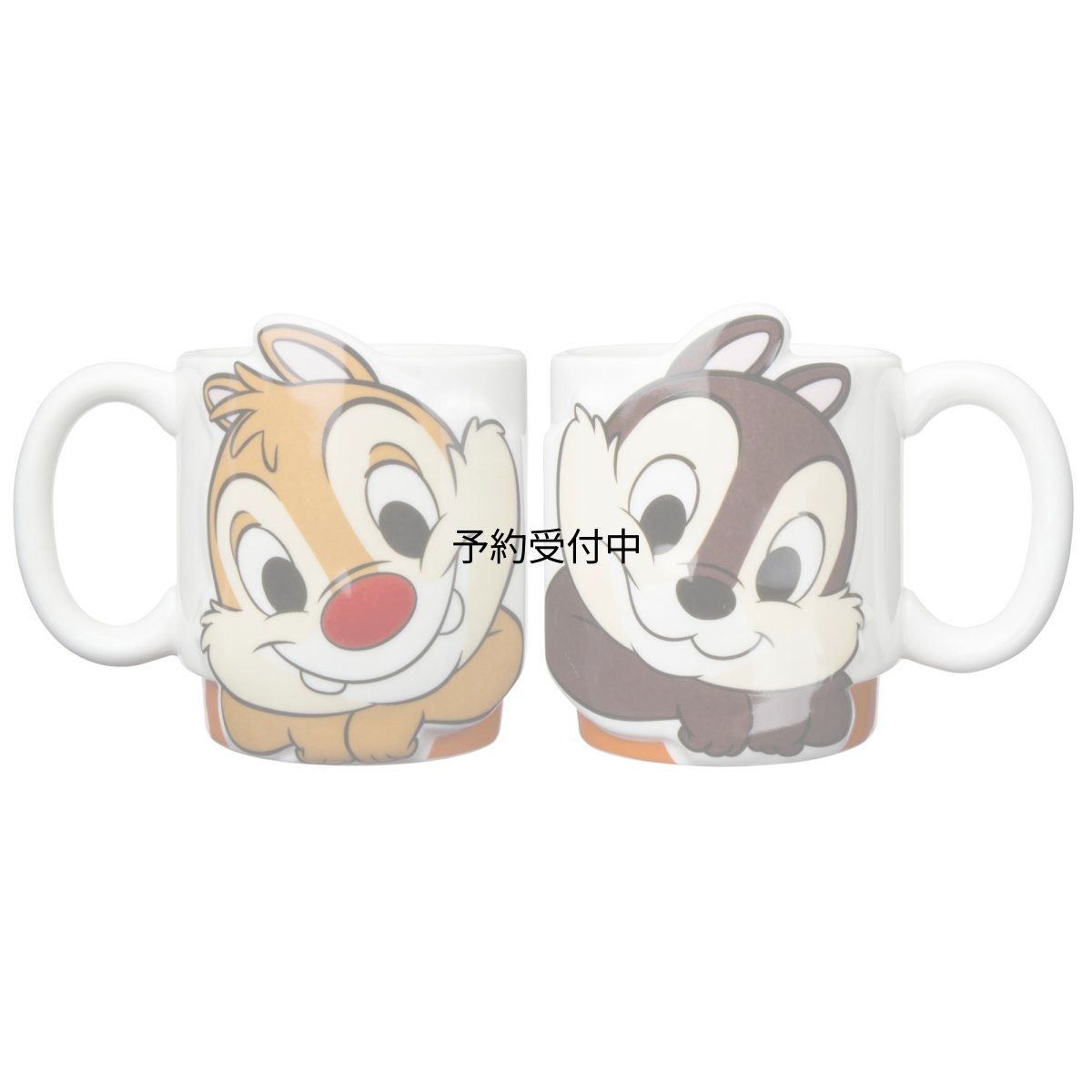 画像1: ディズニー 「 チップとデール 」 チップ＆デール ＬＯＶＥ ペア マグカップ ２５０ｍｌ ＳＡＮ２３１６ (1)