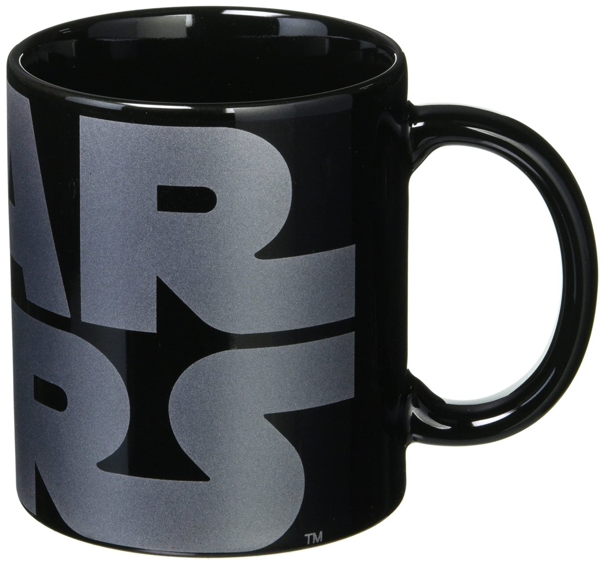 画像1: サンアート 「 スターウォーズ 」 ロゴ シルバー マグカップ ２６０ｍｌ ブラック ＳＡＮ２３５２?２ (1)