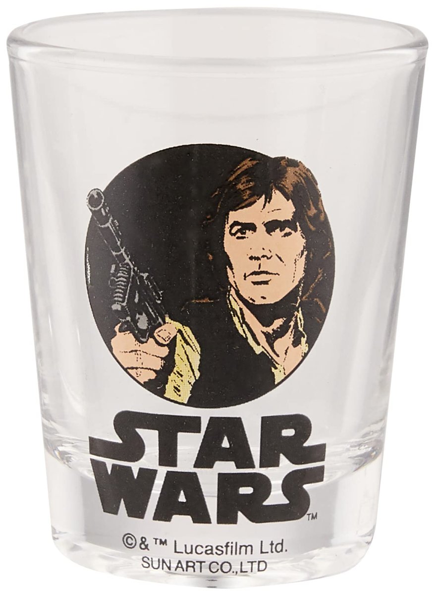 画像1: サンアート 「 スターウォーズ 」 ハン・ソロ ミニグラス ７０ｍｌ クリア ＳＡＮ２３５６?１ (1)
