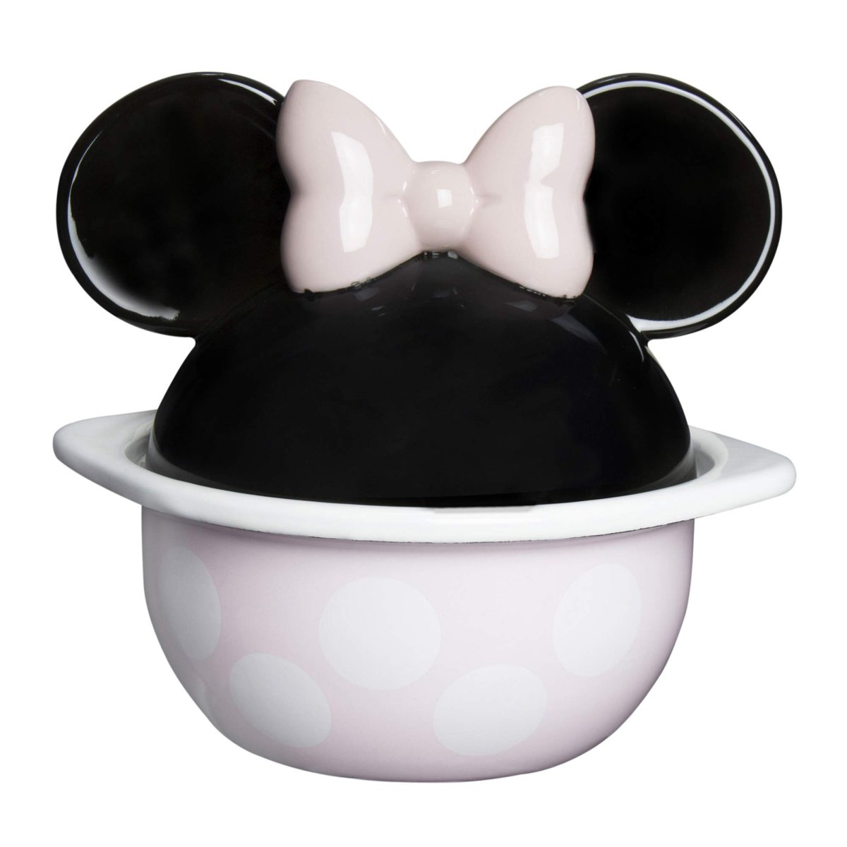画像1: ディズニー ミニーマウス ＩＨ対応 ホーロー鍋 ２０．５ｃｍ ＳＡＮ２４６８?２ (1)