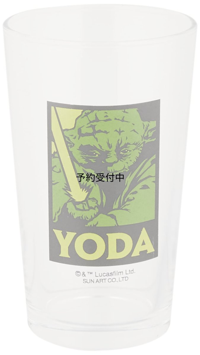 画像1: 「 スターウォーズ 」 ヨーダ グラス ２４０ｍｌ クリア ＳＡＮ２４８１?４ (1)