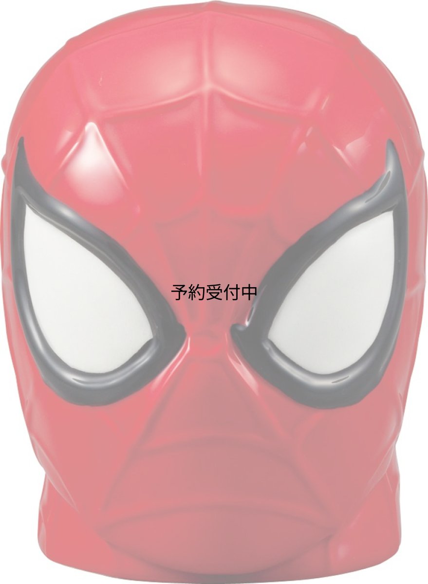 画像1: Ｍａｒｖｅｌ（マーベル） 「 スパイダーマン 」 フェイス（立体３ｄ） 貯金箱 ｓａｎ２６０６ (1)