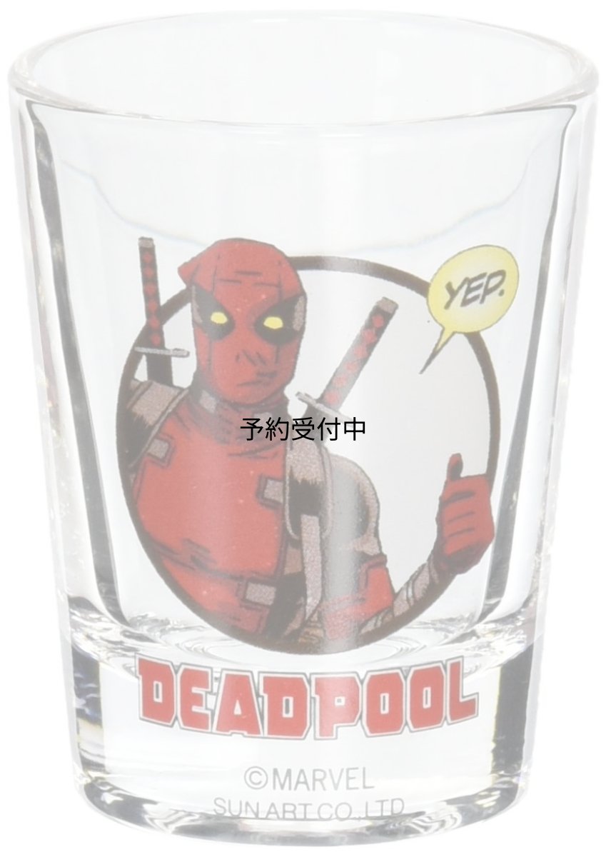 画像1: サンアート ＭＡＲＶＥＬ（マーベル） 「 デッドプール２ 」 ミニ グラスタンブラー ５０ｍｌ クリア ＳＡＮ２６４８?２ (1)