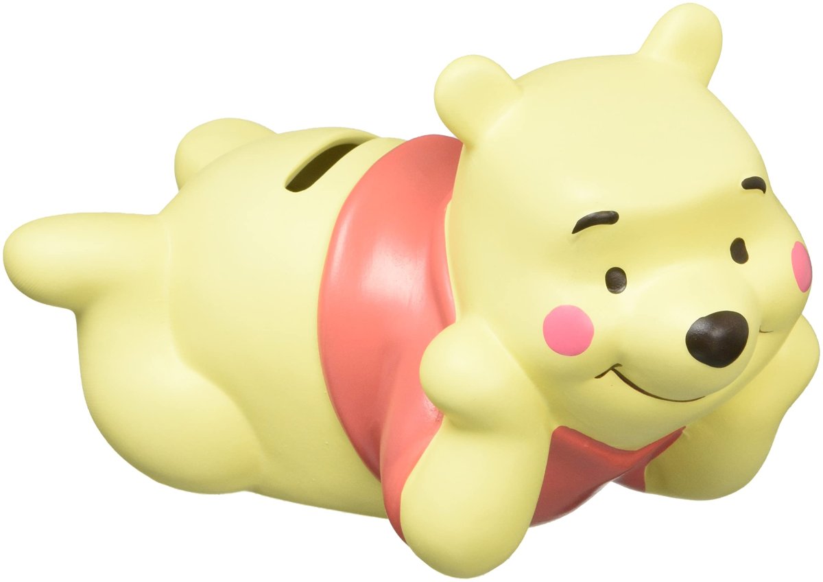 画像1: サンアート ディズニー 「 くまのプーさん 」 プーさん 貯金箱 ＳＡＮ２６８８ (1)