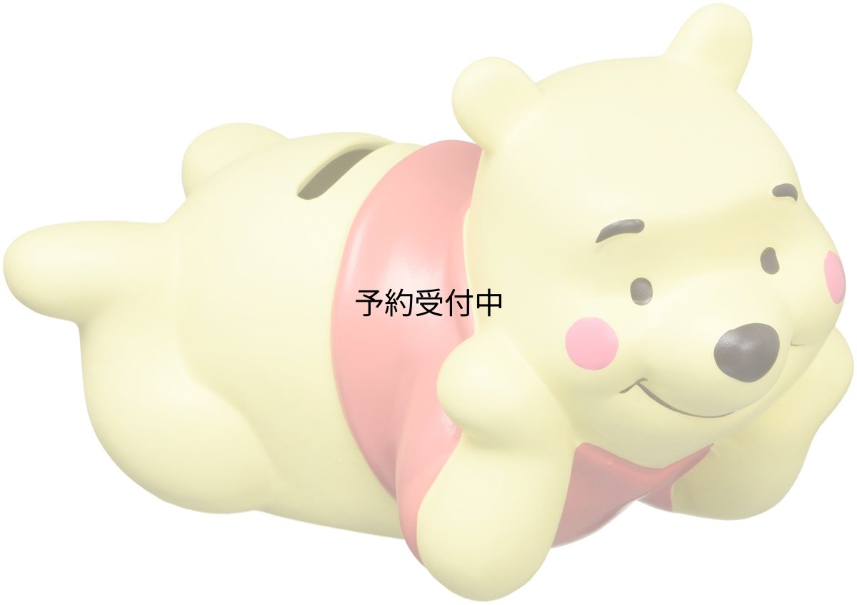画像1: サンアート ディズニー 「 くまのプーさん 」 プーさん 貯金箱 ＳＡＮ２６８８ (1)