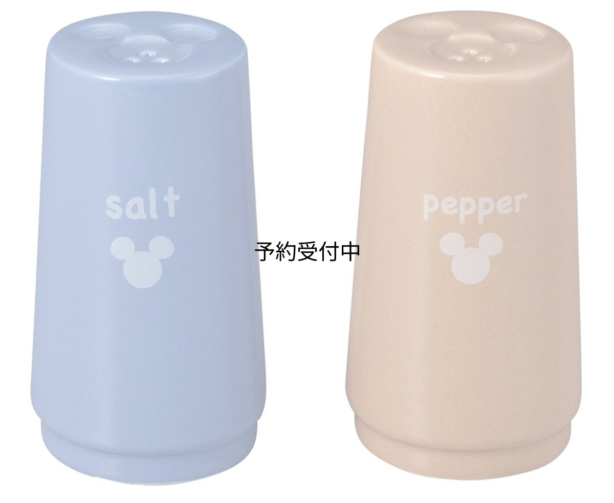 画像1: ディズニー ミッキーマウス（ミツマル） 塩・コショウ入れ 高さ９ｃｍ 青ピンク ＳＡＮ２８３１ (1)