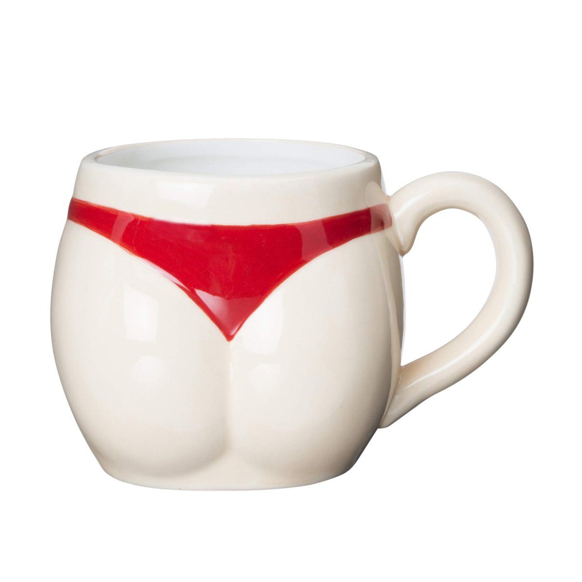 画像1: サンアート おもしろ食器 「 Ｔバック 」 マグカップ ２８０ｍｌ 赤 ＳＡＮ２６３４?３ (1)