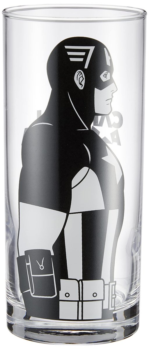 画像1: ＭＡＲＶＥＬ（マーベル） 「 キャプテンアメリカ 」 グラスタンブラー（ＬＳシリーズ） ３９０ｍｌ クリア・モノトーン ＳＡＮ２９１４?１ (1)