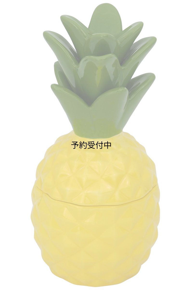 画像1: サンアート かわいい食器 「 野菜と果物シリーズ 」 パイナップル 保存容器・キャニスター ３８０ｍｌ ＳＡＮ２９４０ (1)