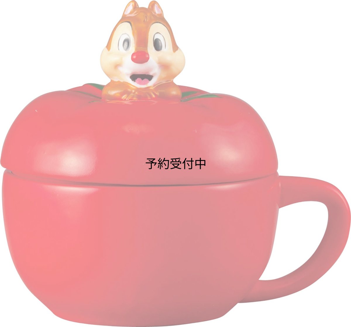 画像1: ディズニー 「 チップとデール 」 デール（トマト） スープカップ（蓋付き） ２３０ｍｌ 赤 ＳＡＮ２９８６ (1)