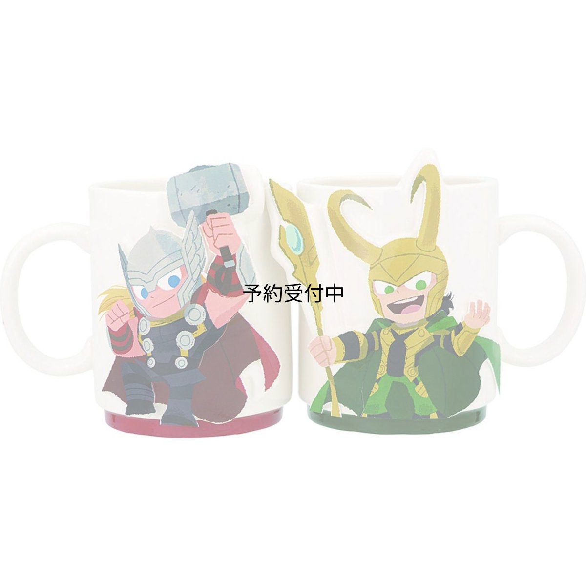 画像1: 株式会社サンアート マグカップ 「マイティーソー＆ロキ」 ３８０ｍｌ ｍａｒｖｅｌ（マーベル） グリヒル ペア マグカップ ｓａｎ３０４４?２ (1)