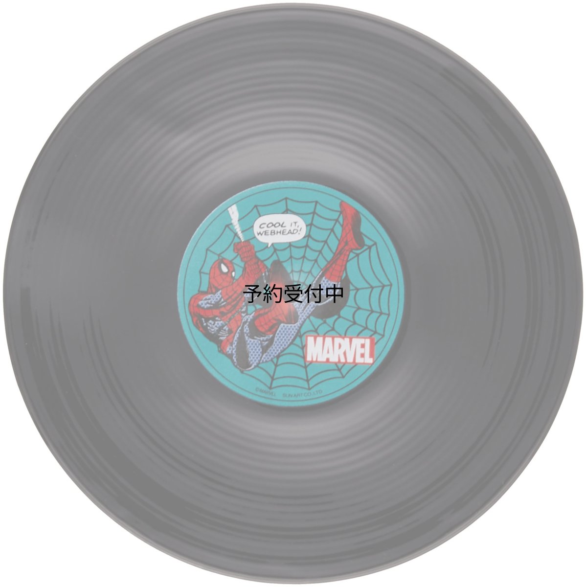 画像1: サンアート ＭＡＲＶＥＬ（マーベル） レコード盤型 プレート スパイダーマン ＳＡＮ３０５５?２ (1)