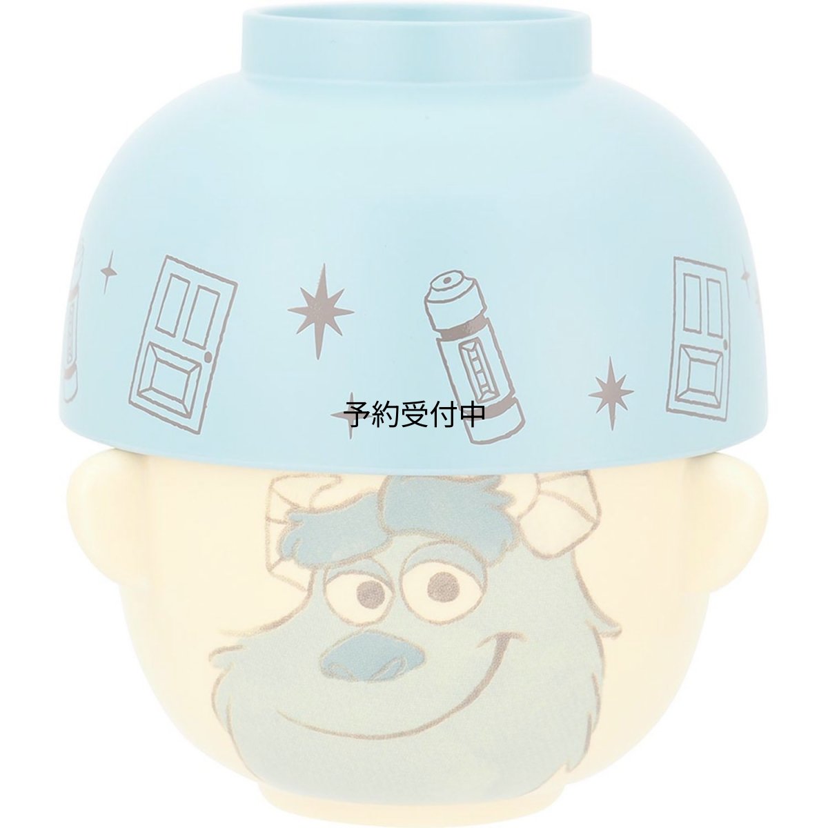 画像1: ディズニーピクサー 「 モンスターズインク 」 サリー（クレヨンタッチ） 汁椀・茶碗 セット 約３００ｇ ＳＡＮ３０７８?６ (1)