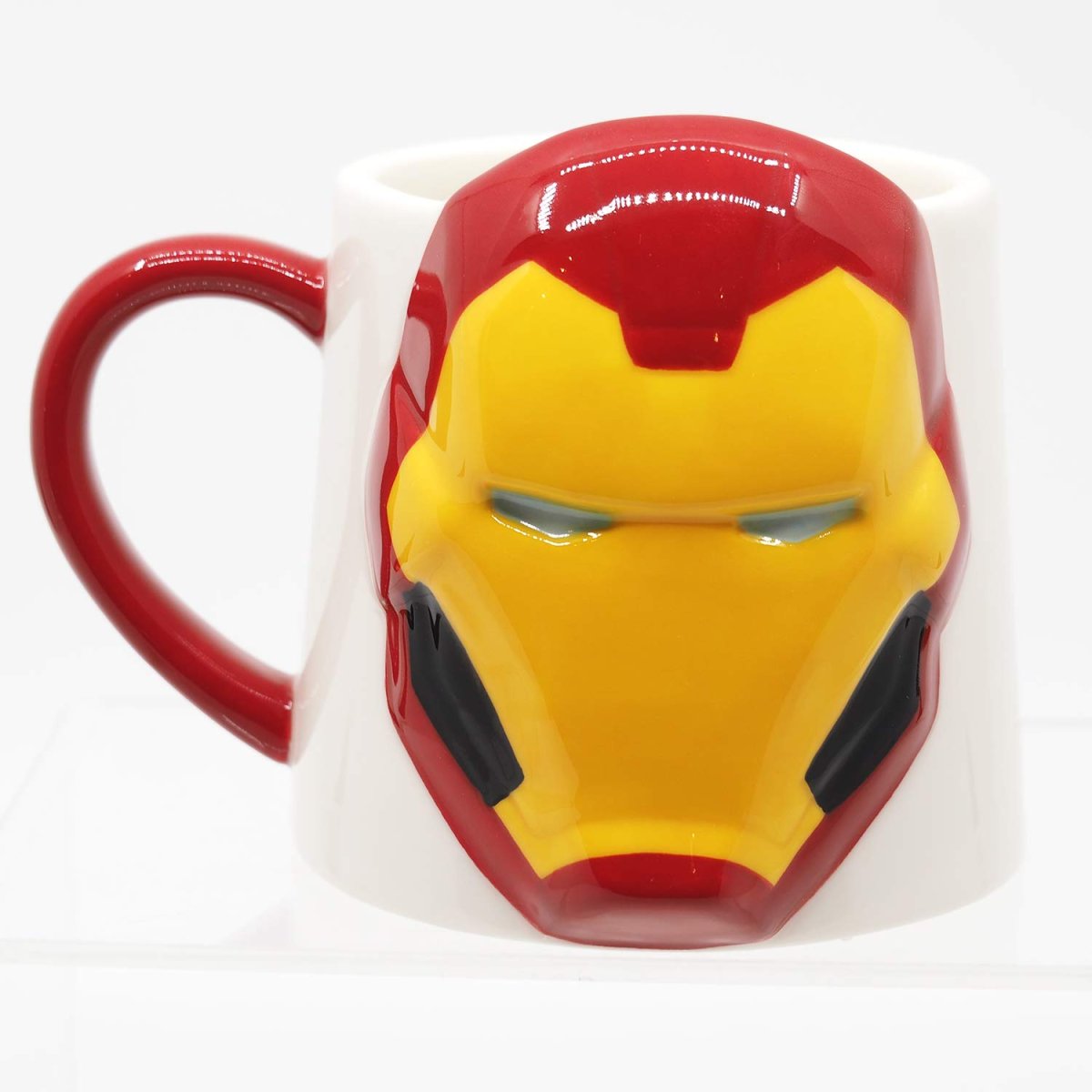 画像1: Ｍａｒｖｅｌ（マーベル） 「アイアン」 フェイス マグカップ ｓａｎ３２２６?１ レッド ３００ｍｌ (1)