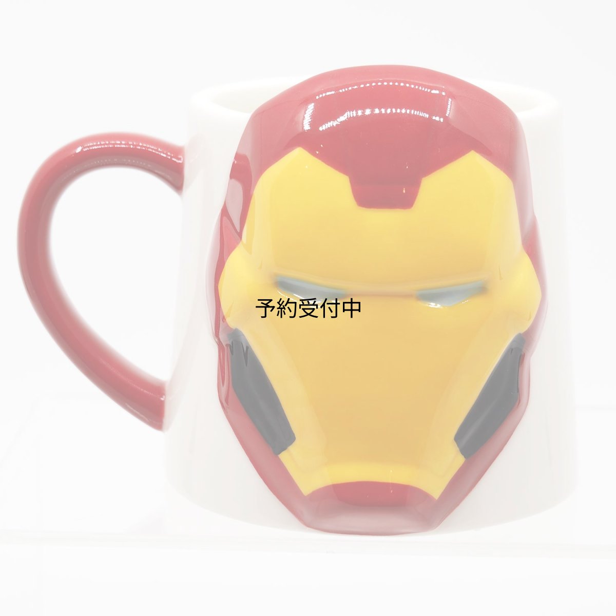 画像1: Ｍａｒｖｅｌ（マーベル） 「アイアン」 フェイス マグカップ ｓａｎ３２２６?１ レッド ３００ｍｌ (1)