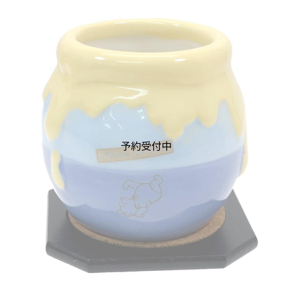 画像1: ディズニー くまのプーさん 湯呑み ハニーポット ブルー ＳＡＮ３２５６?２ (1)