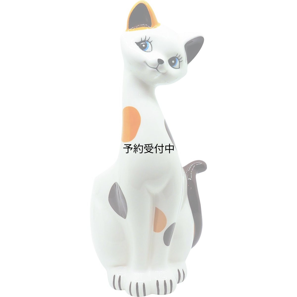 画像1: サンアート かわいい雑貨 ネコの トイレブラシ立て （ブラシ付） 三毛猫 ＳＡＮ３３０５ (1)