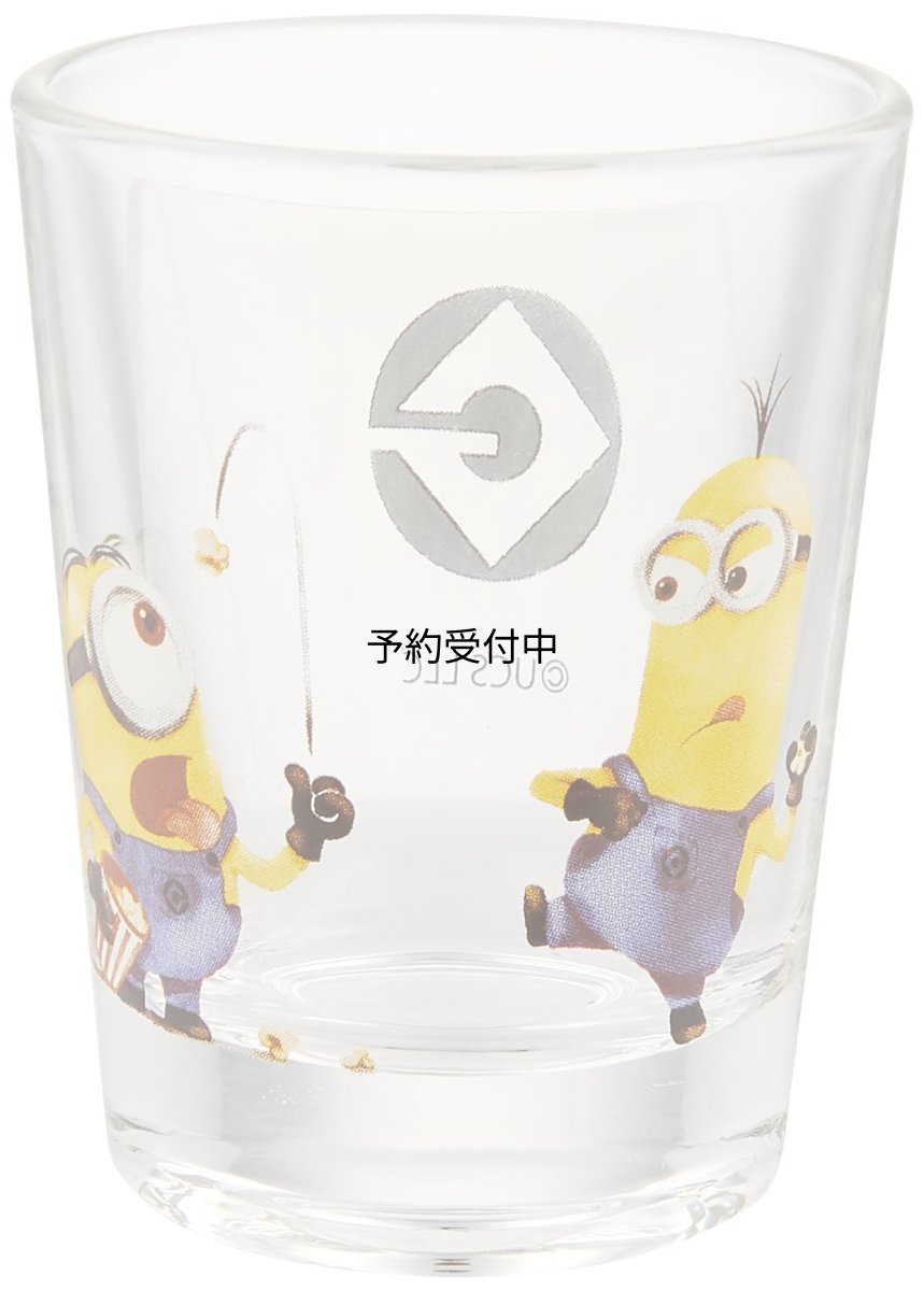 画像1: サンアート 「 ミニオンズ 」 ミニグラス コップ タンブラー ５０ｍ ポップコーン グッズ 映画 食器 プレゼント 日本製 ＳＡＮ３３５２?２ (1)