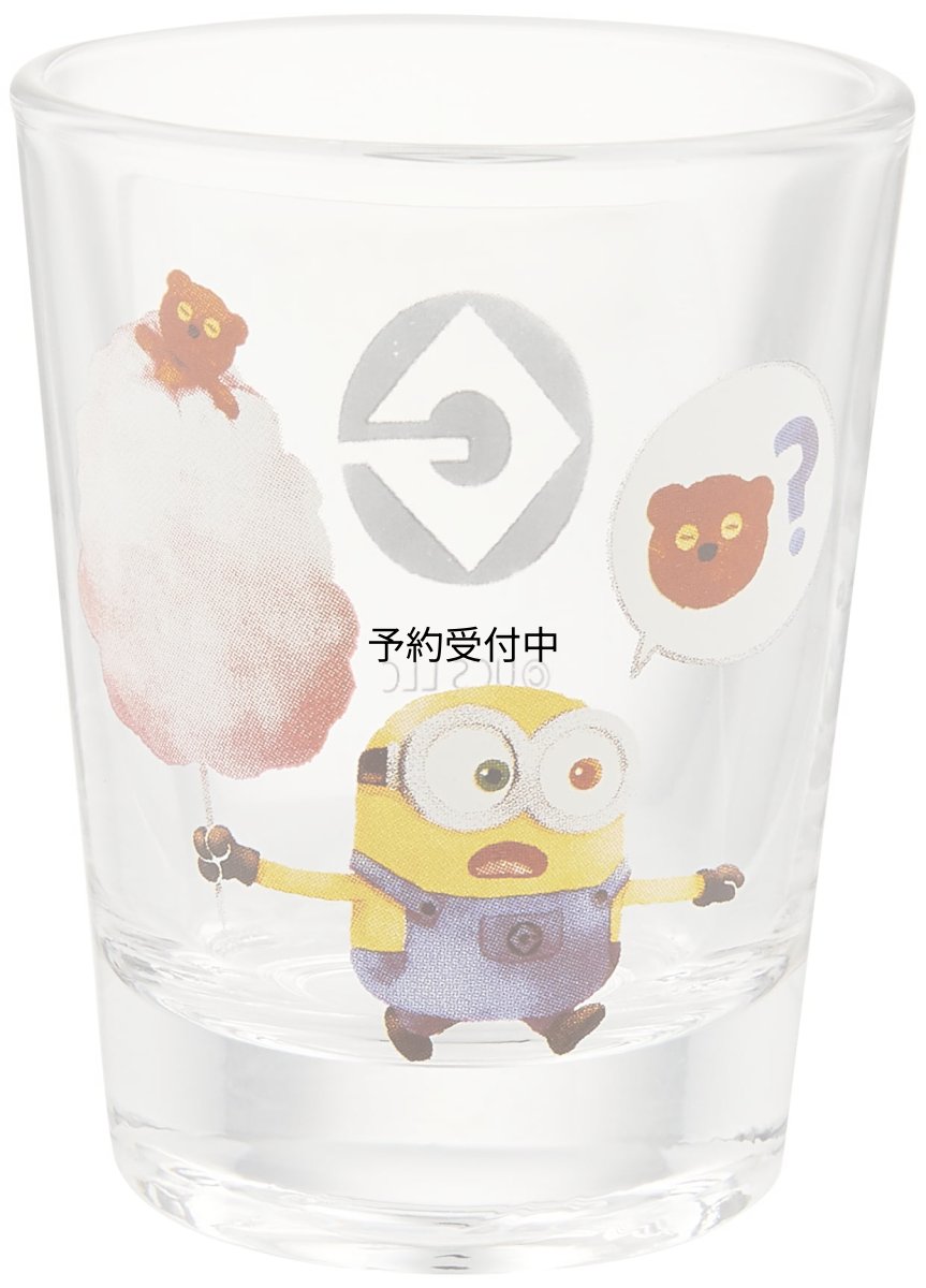 画像1: 「 ミニオンズ 」 ミニグラス コップ タンブラー ５０ｍ わたあめ ミニオンズ グッズ 映画 食器 プレゼント 日本製 ＳＡＮ３３５２?３ (1)