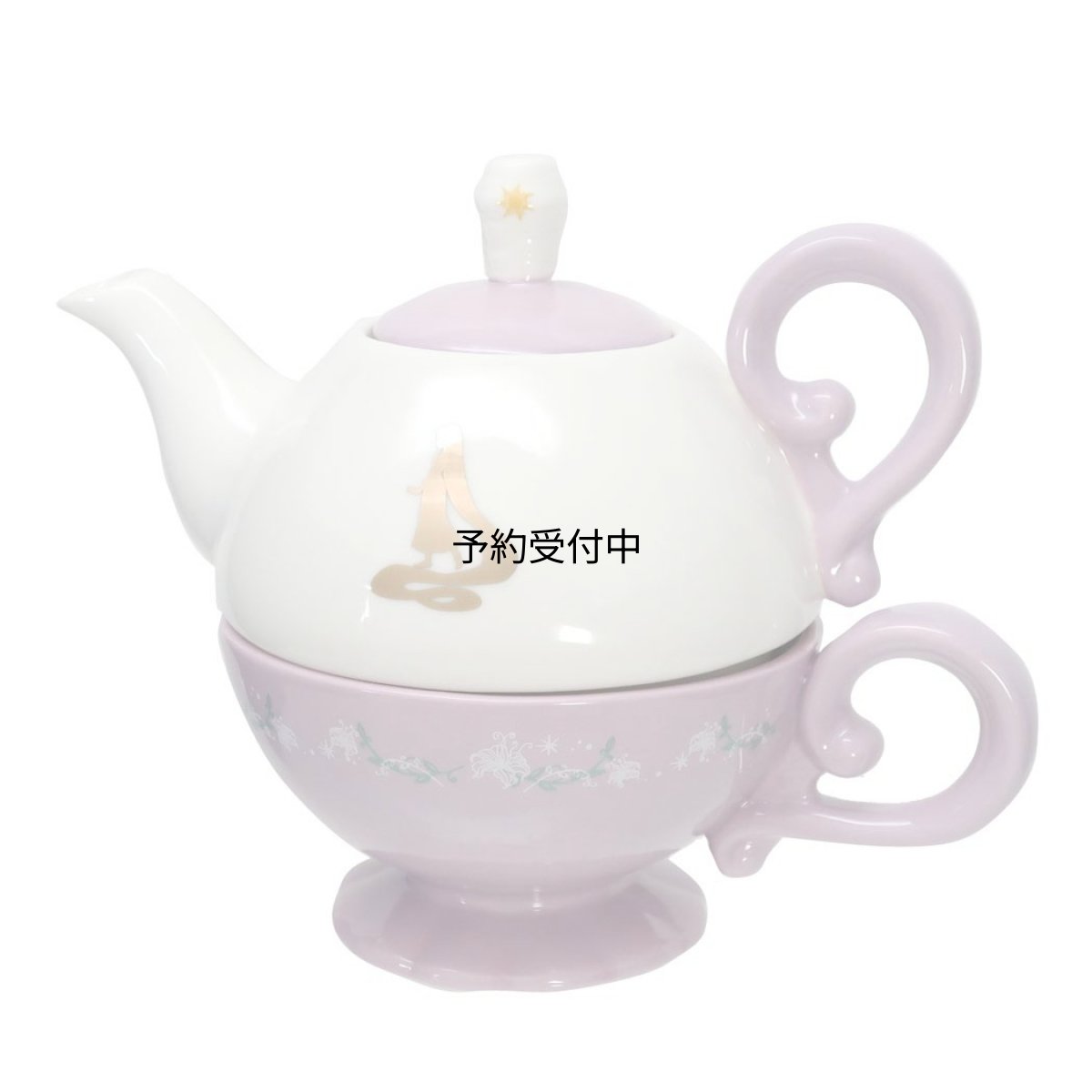 画像1: サンアート ディズニー 「塔の上のラプンツェル」 ティーポット ＆ ティーカップ セット ４７０ｍｌ ＳＡＮ３３８８?２ (1)