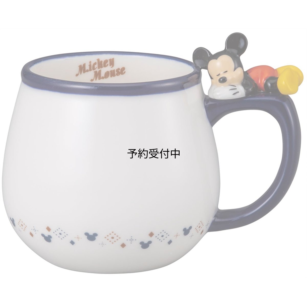 画像1: サンアート ディズニー ミッキーマウス すやすや マグカップ ＳＡＮ３３８９?１ (1)
