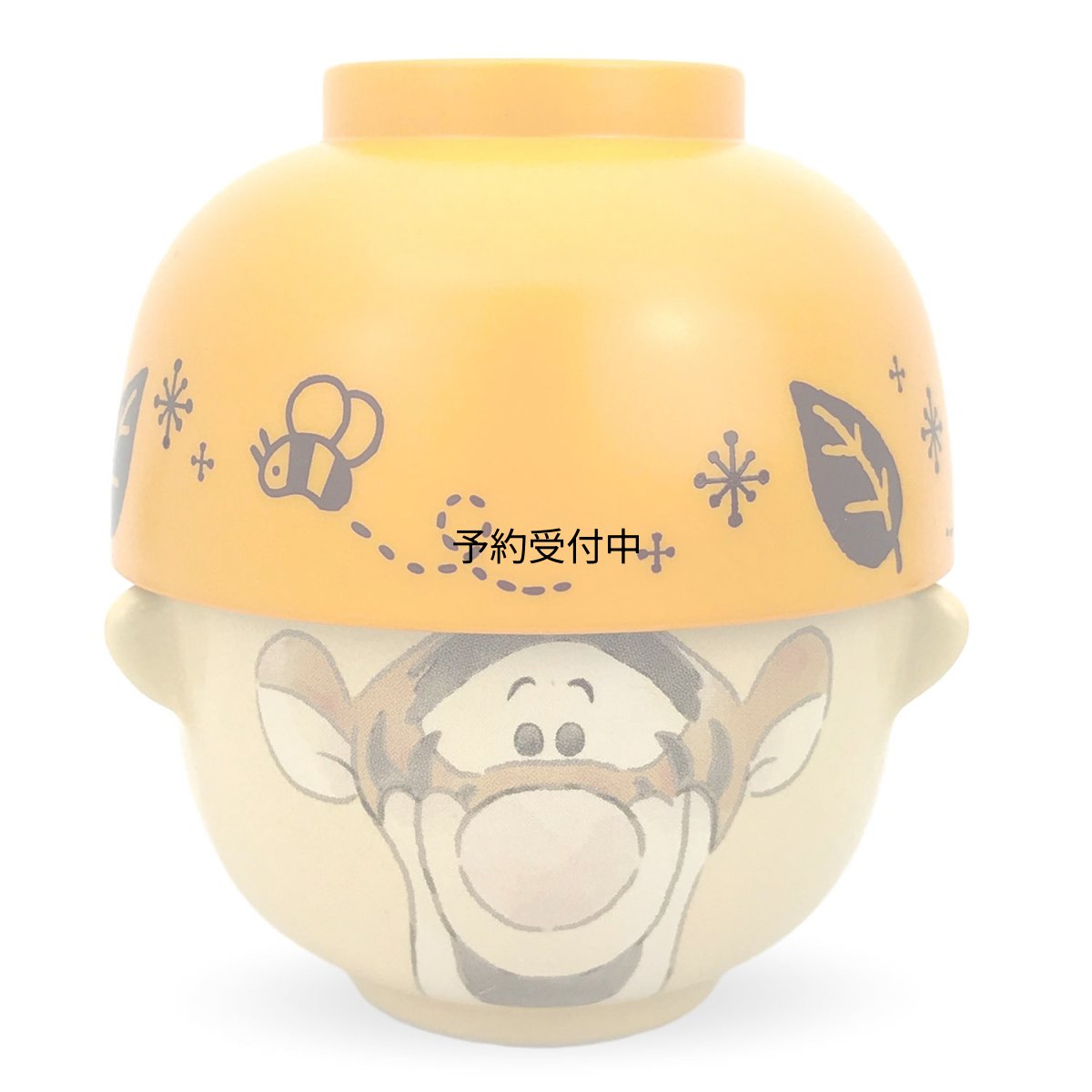 画像1: サンアート ディズニー 「くまのプーさん」 ティガー 汁椀・お茶碗 セット ミニ ２００ｍｌ クレヨンタッチ ＳＡＮ３２８９?４ 日本製 (1)