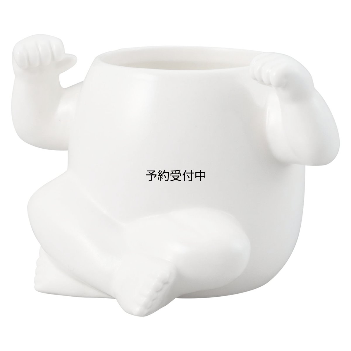 画像1: サンアート おもしろ食器 キャラ マグカップ がんばる ＳＡＮ３５１１?１ (1)
