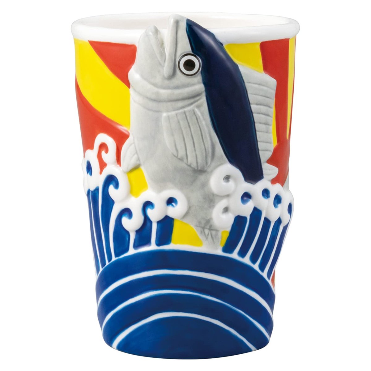 画像1: おもしろ食器 宅飲み 大漁 タンブラー ４５０ｍｌ ＳＡＮ３５３３ (1)