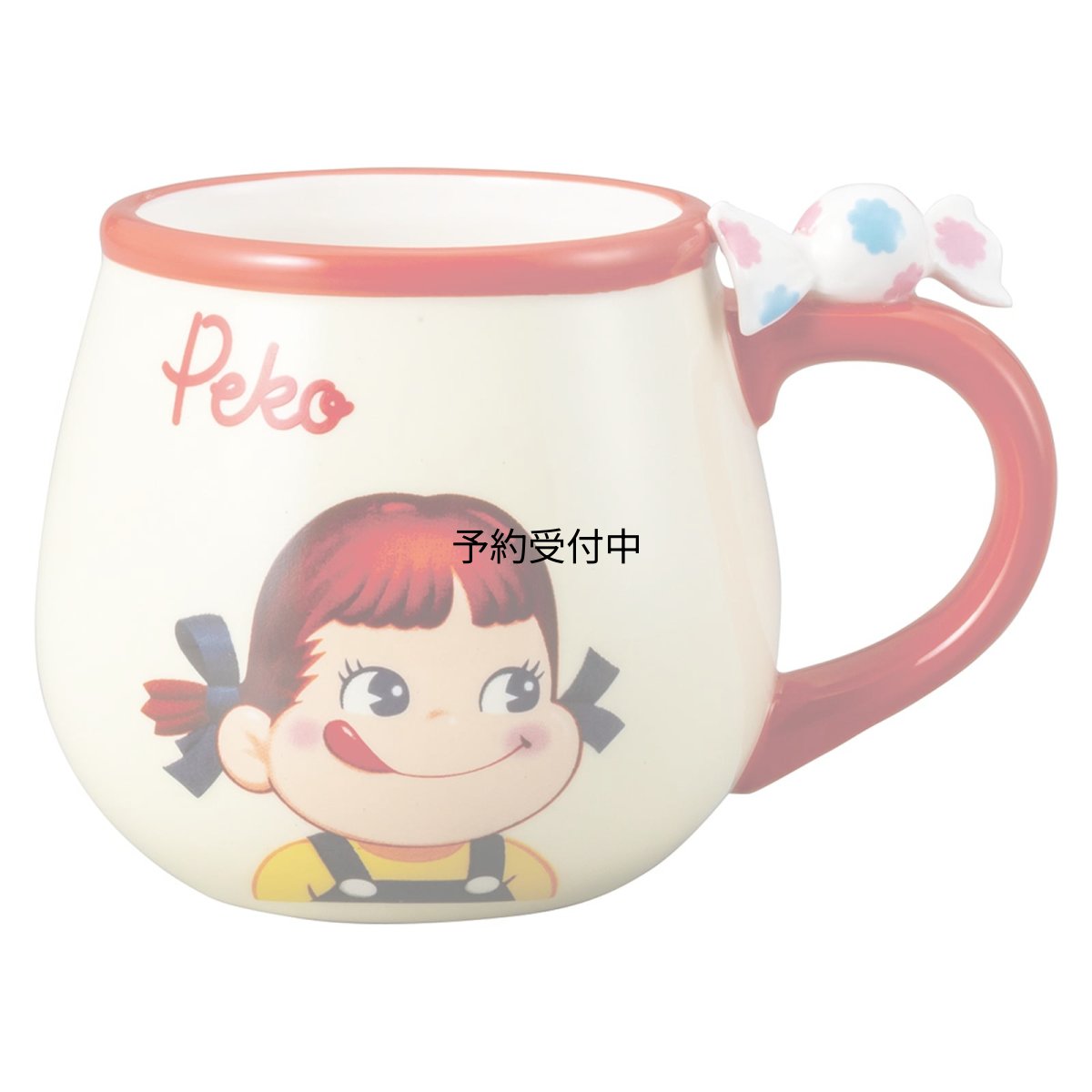 画像1: サンアート 不二家 ペコちゃん Ｐｅｋｏ フィギュア付 磁器 マグカップ ３００ｍｌ ＳＡＮ３５４６ (1)