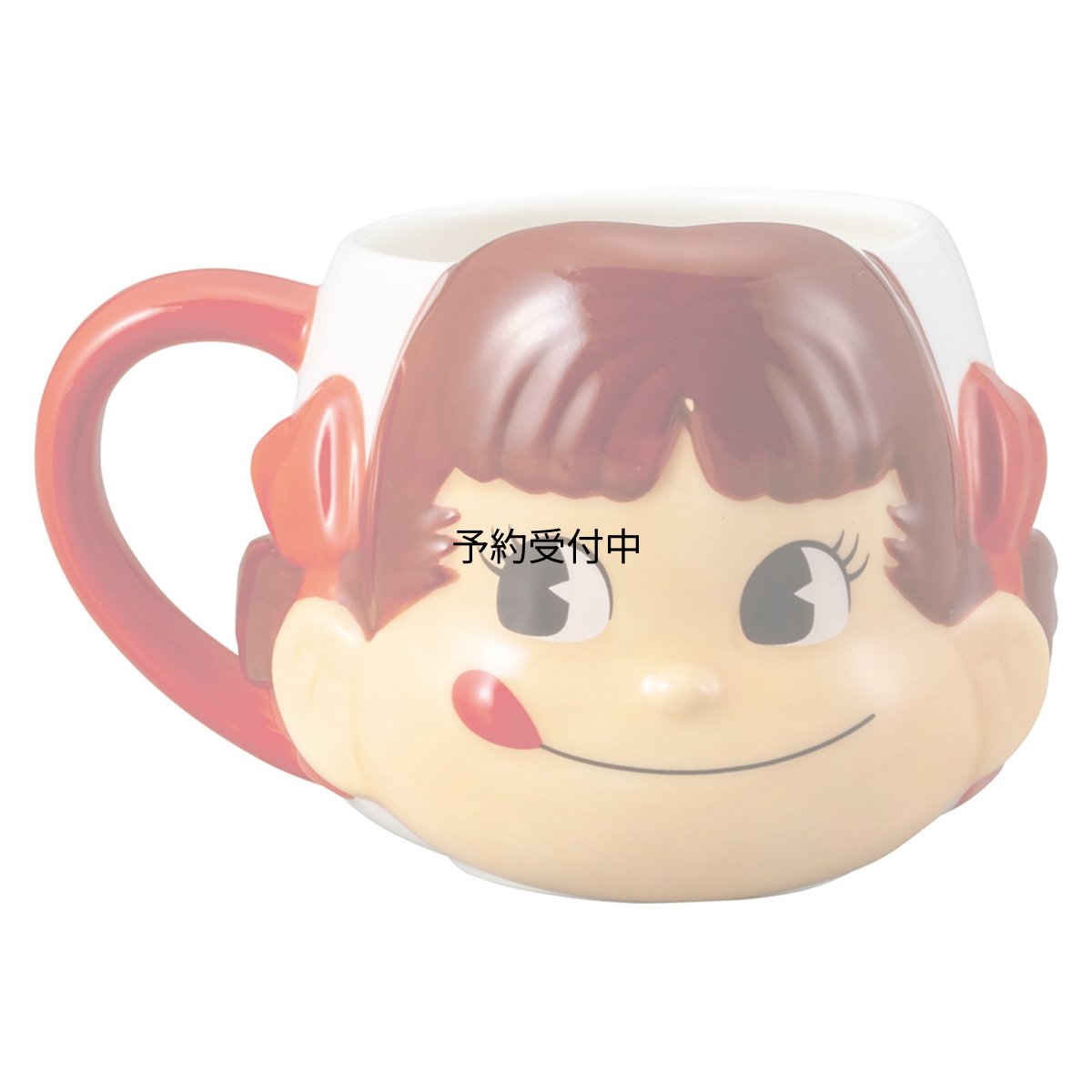 画像1: サンアート 不二家 ペコちゃん Ｐｅｋｏ フェイス マグカップ ３５０ｍｌ ＳＡＮ３５４８ (1)