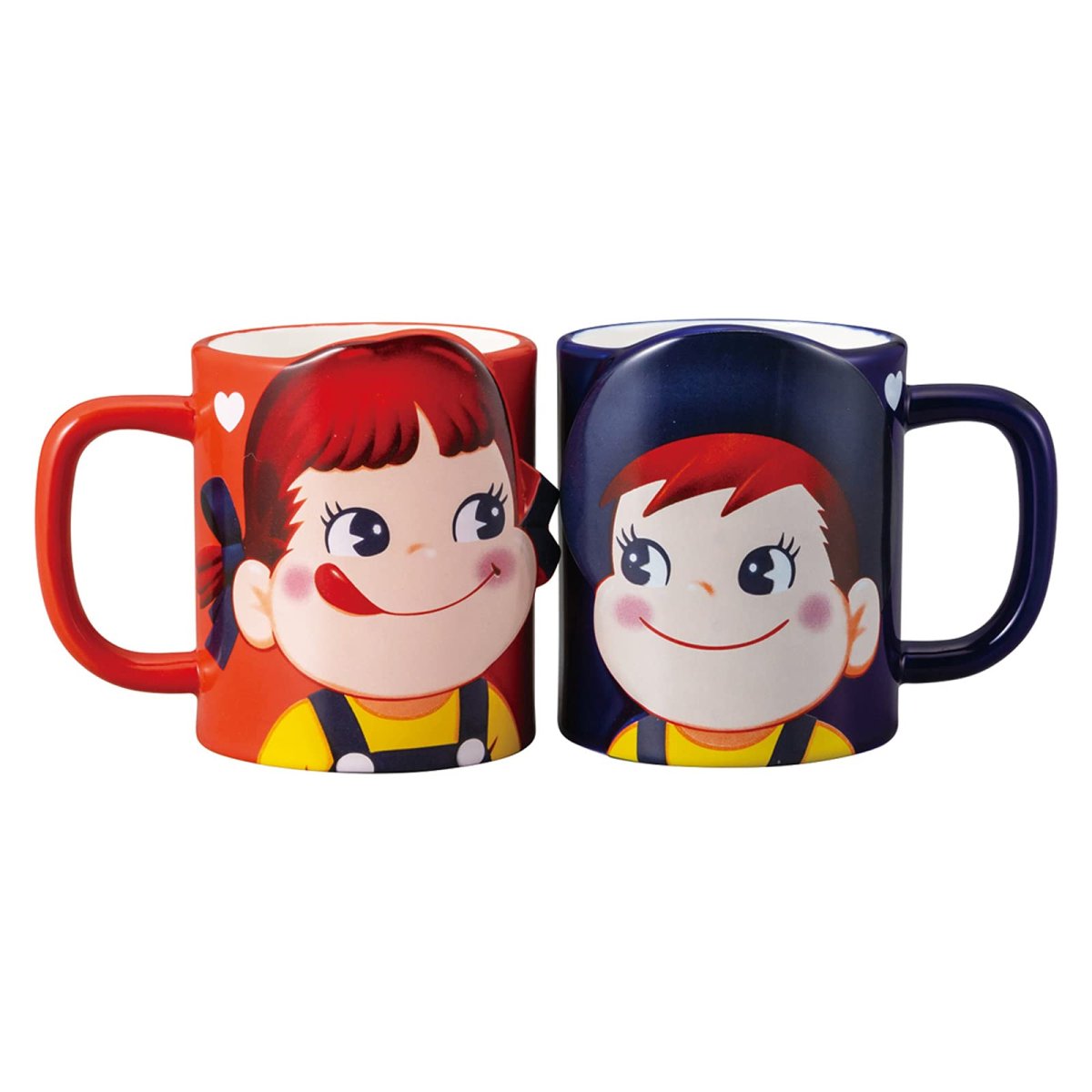 画像1: サンアート 不二家 ペコちゃん Ｐｅｋｏ マグカップ ペア ３００ｍｌ ＳＡＮ３５４９ (1)