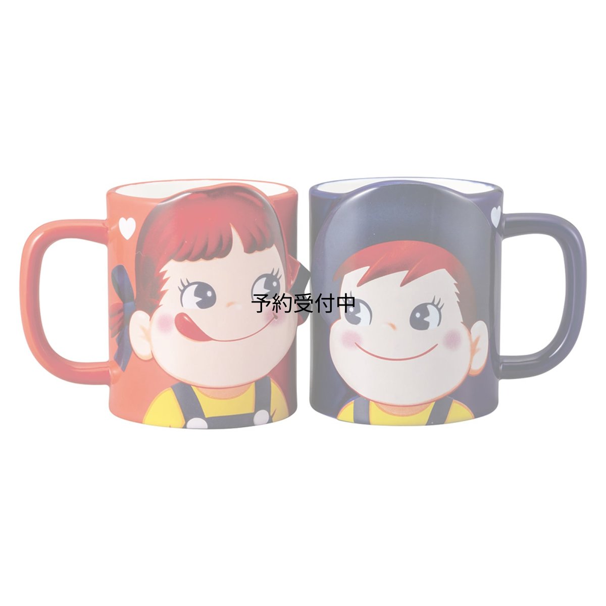 画像1: サンアート 不二家 ペコちゃん Ｐｅｋｏ マグカップ ペア ３００ｍｌ ＳＡＮ３５４９ (1)