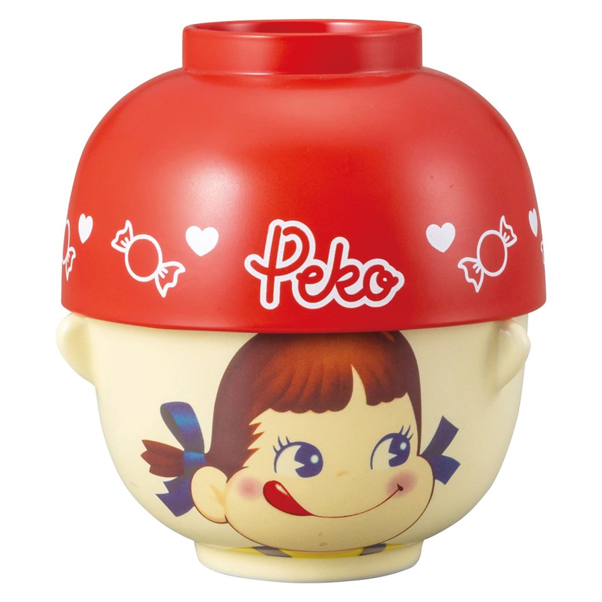 画像1: サンアート 不二家 ペコちゃん Ｐｅｋｏ 汁椀・お茶碗 セット ミニ 日本製 ＳＡＮ３５５０ (1)