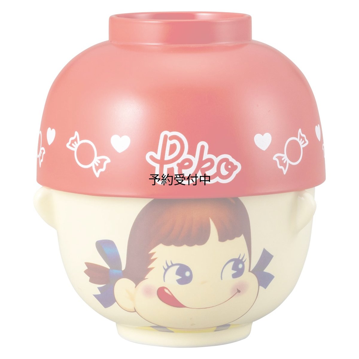 画像1: サンアート 不二家 ペコちゃん Ｐｅｋｏ 汁椀・お茶碗 セット ミニ 日本製 ＳＡＮ３５５０ (1)