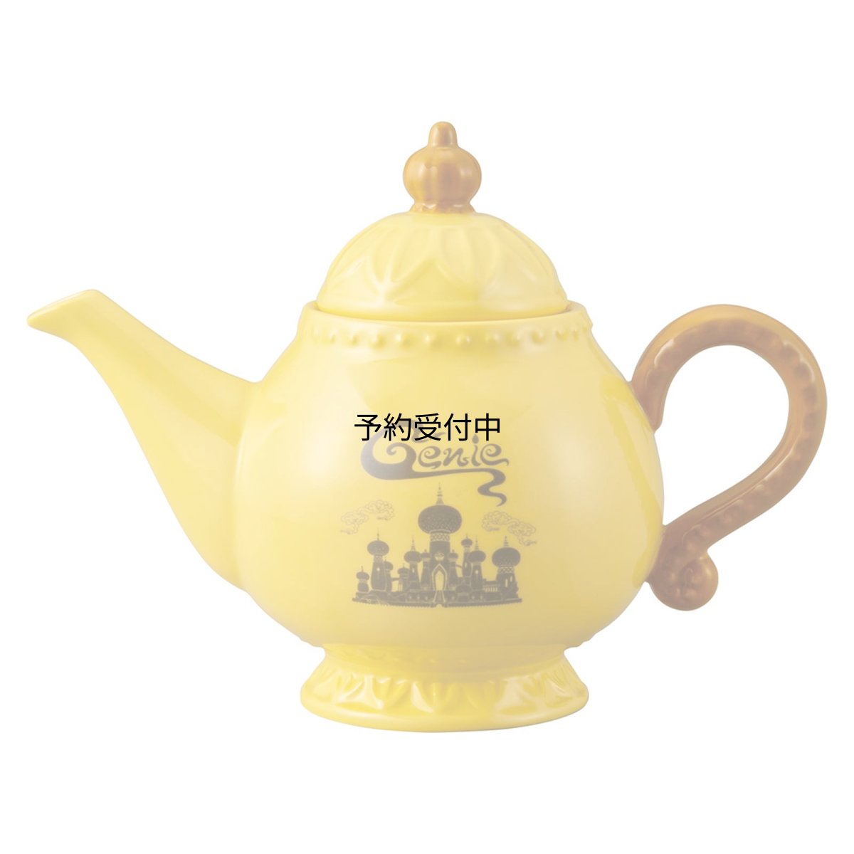 画像1: サンアート ディズニー 「 アラジン 」 ジーニー ティー ポット 約４７５ｍｌ ＳＡＮ３６２７ イエロー (1)