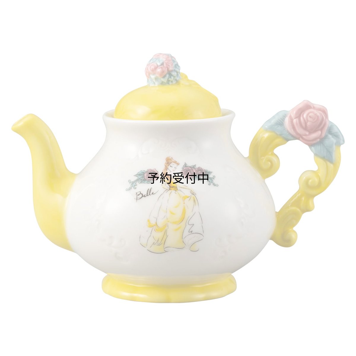 画像1: サンアート ディズニー 「 美女と野獣 」 ティー ポット 約６５５ｍｌ ＳＡＮ３６３０ イエロー (1)