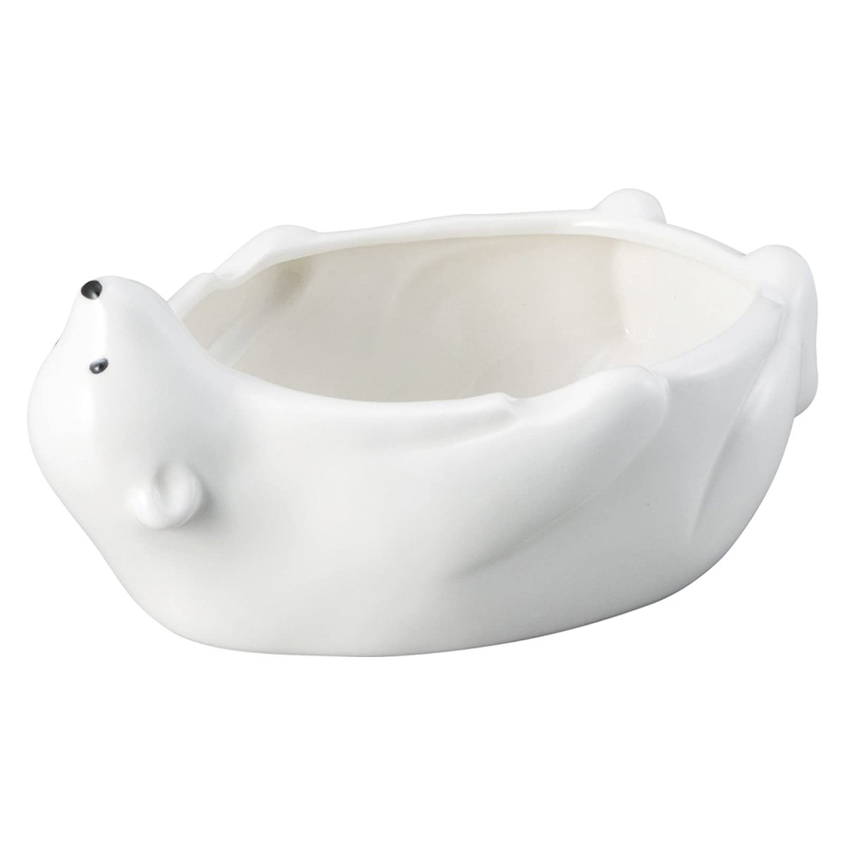 画像1: サンアート かわいい食器「 北極 」 しろくま アニマル ボウル そうめん 鉢 器 Ｓ 約６８０ｍｌ しろくま ＳＡＮ３６４３ ホワイト (1)